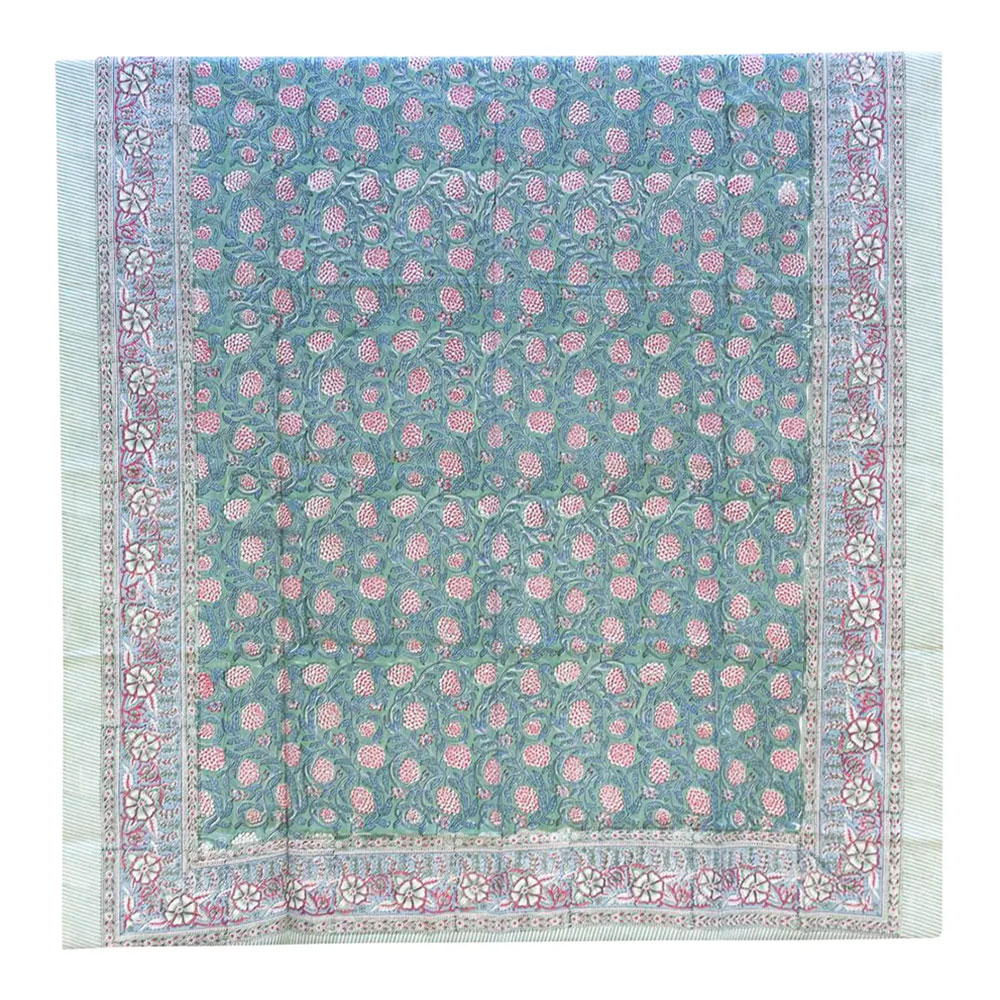 Jaipur, Hand Blockprint Cotton Coverlet~P77755903