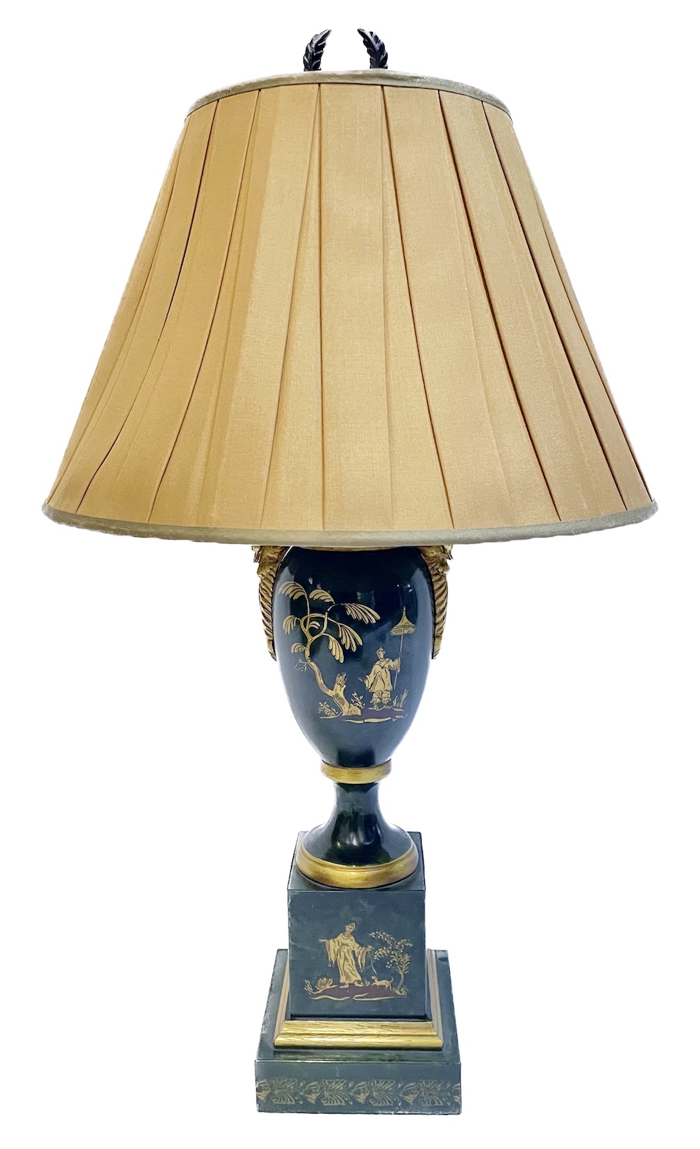 Chinoiserie Style Tole Urn Lamp~P77687735