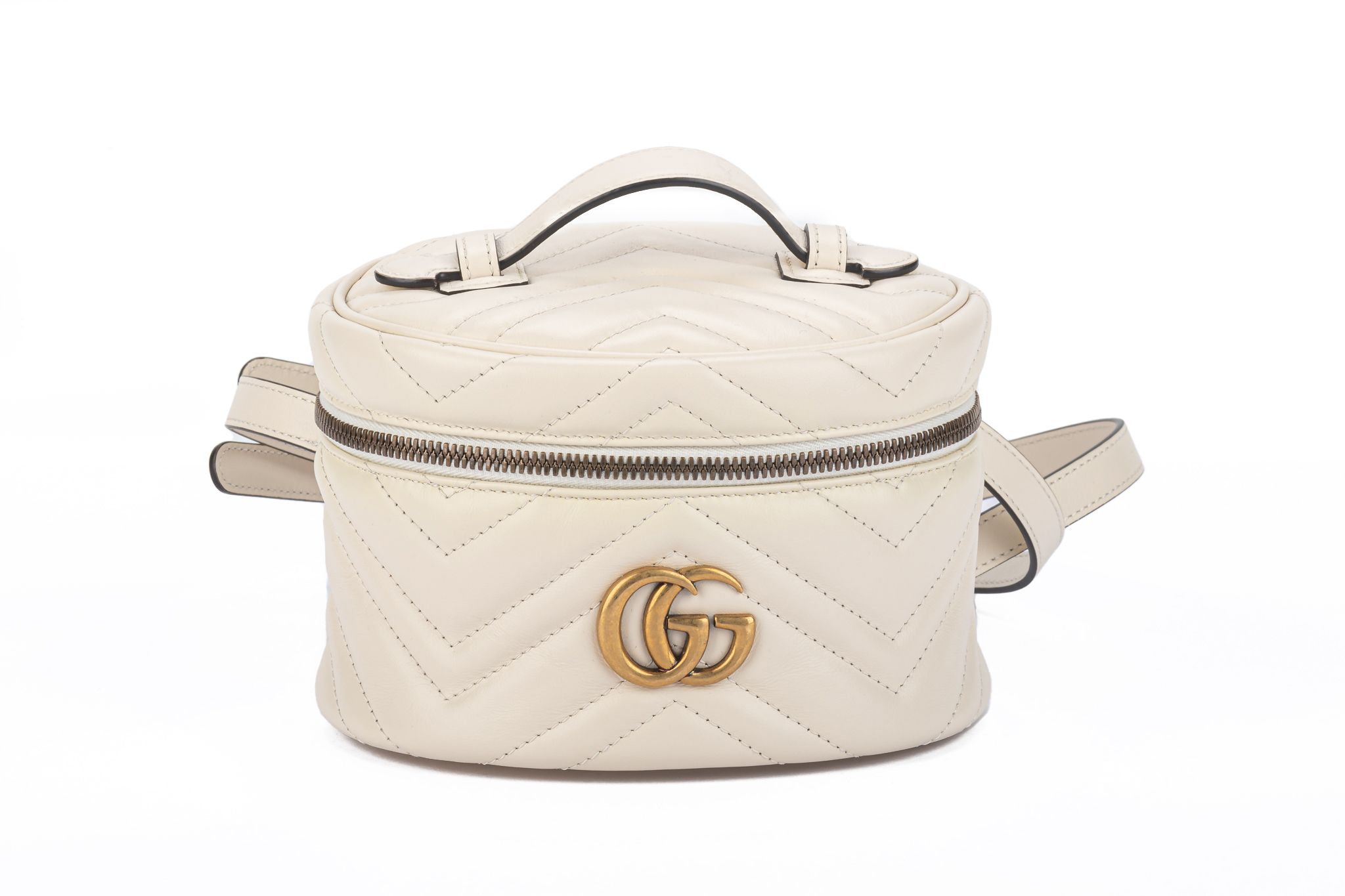 Gucci New Mini Cream Marmont Backpack~P77657021