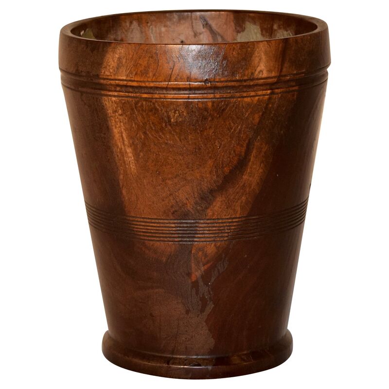 19th-C. Treen Vase