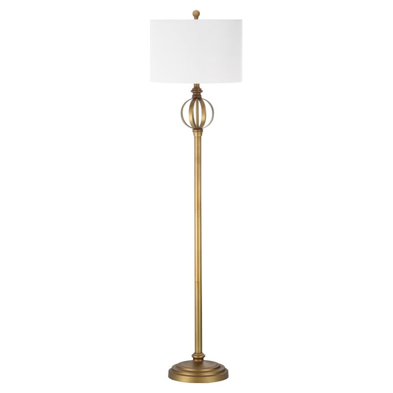 Townsman Floor Lamp, Gold