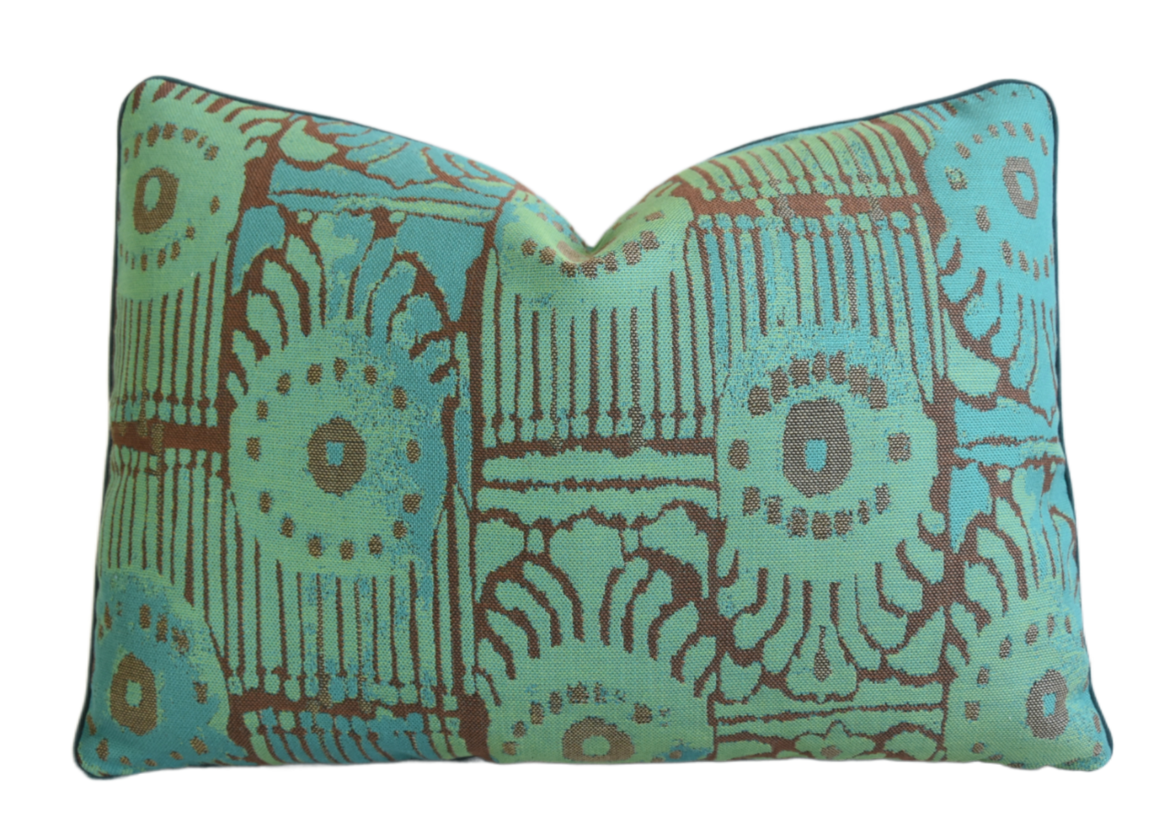 Designer Perennials Green Parrot Pillow~P77668397