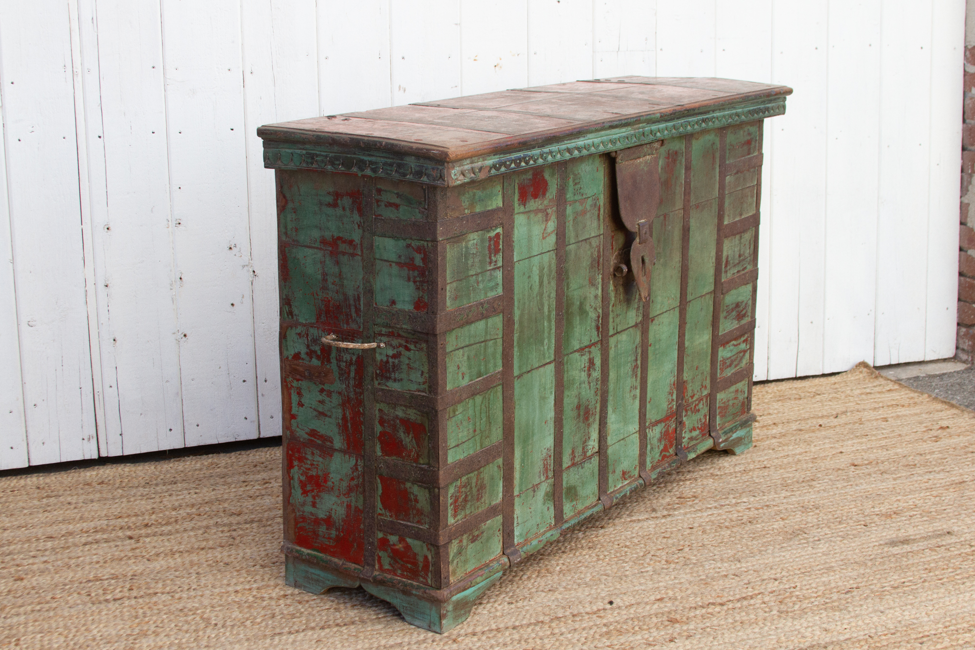 Antique Northern Indian Painted Chest~P77678576