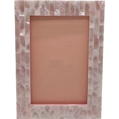 Mother-of-Pearl Picture Frame, Pink~P77640684