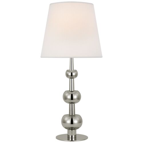 Comtesse Medium Triple Table Lamp, Polished Nickel Comtesse Medium Triple Table Lamp, Polished Nickel