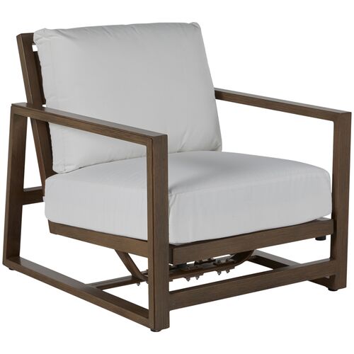 Avondale Outdoor Aluminum Spring Lounge Chair