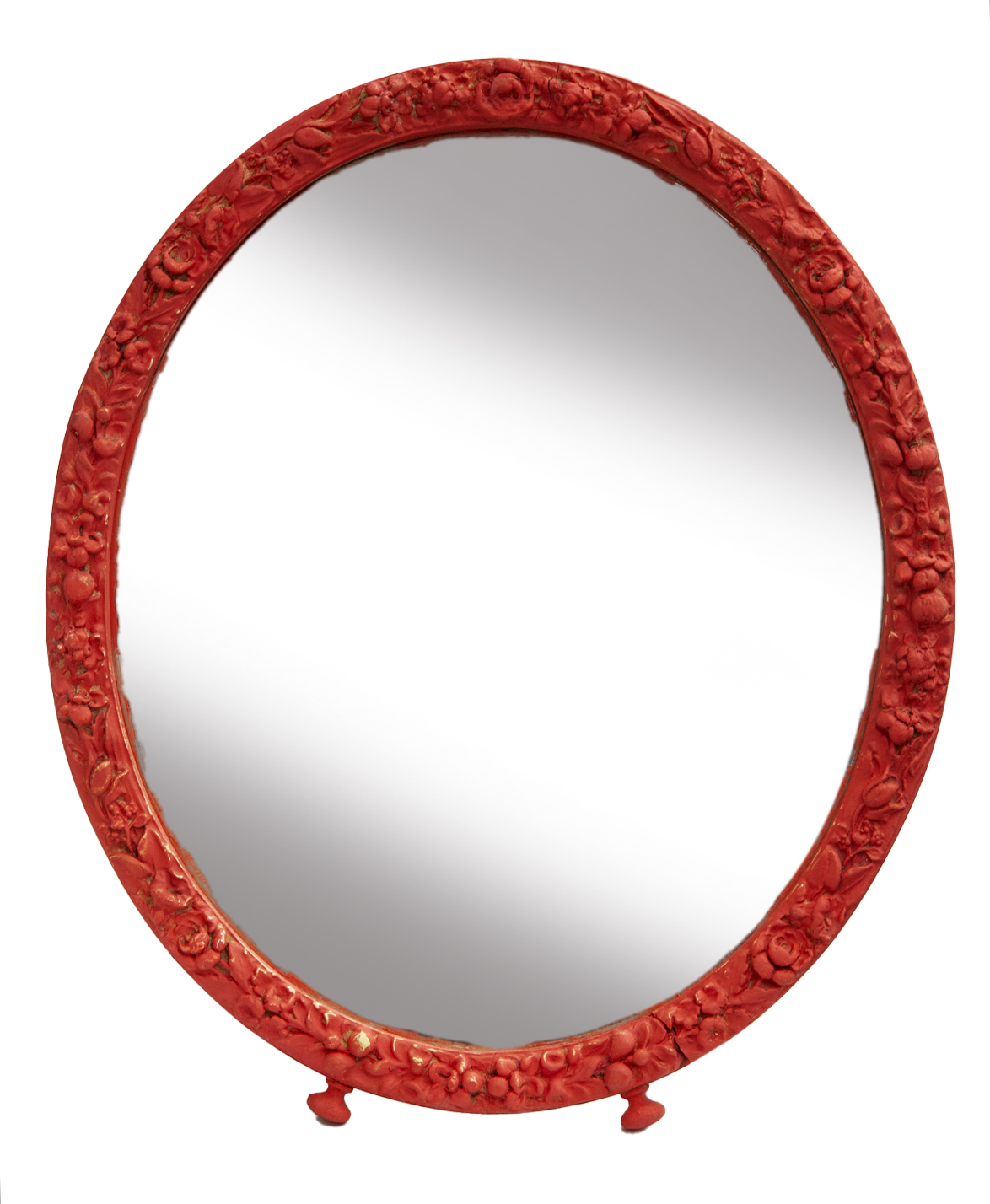 Early 20th C Barbola Framed Table Mirror~P77720966