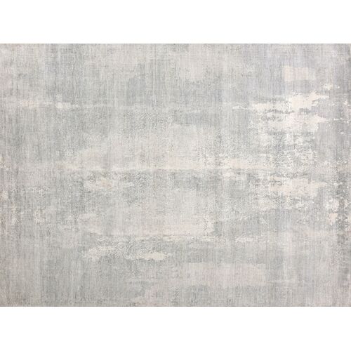 Togo Hand-knotted Rug, Grey
