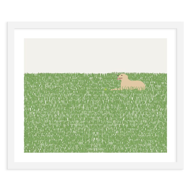 Jorey Hurley, Dog In Grass