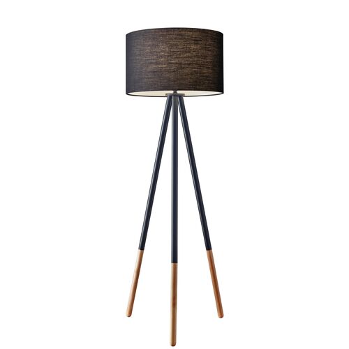 Louanne Tripod Floor Lamp, Black~P77014907