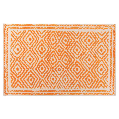 Ruess Flat-Weave Rug, Burnt Orange~P76237920