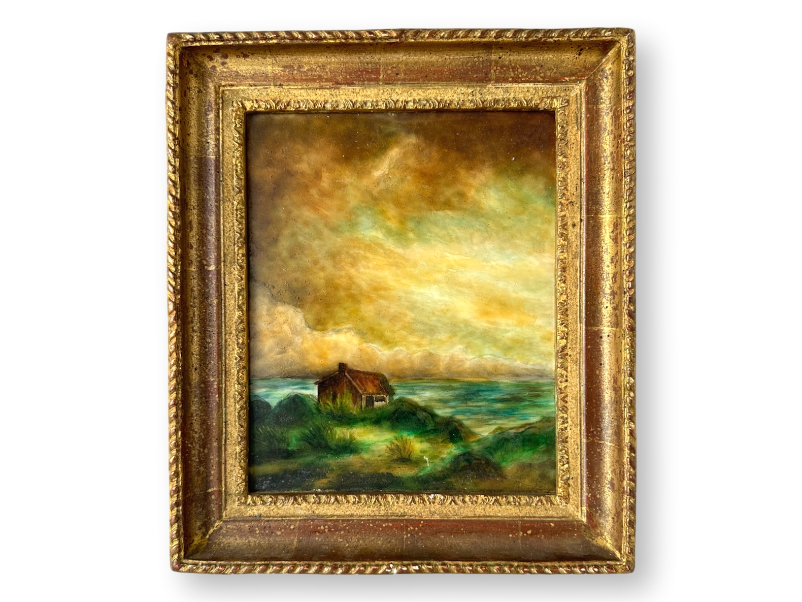 French Rural Farm Scene Painting~P77696636