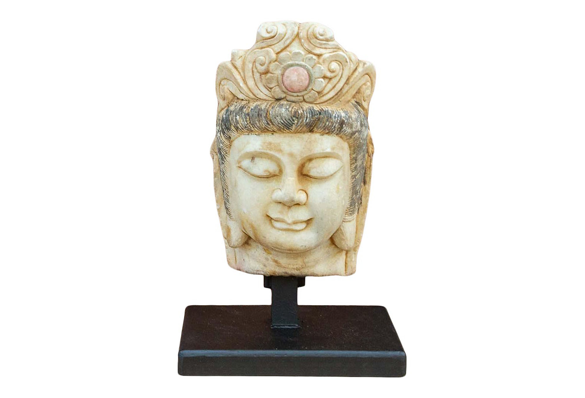 Lovely Antique Burmese Marble Buddha~P77613508
