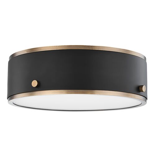 Eli LED Steel Flush Mount