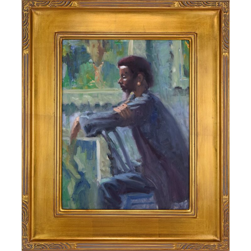 Impressionist Black Portrait by Barton