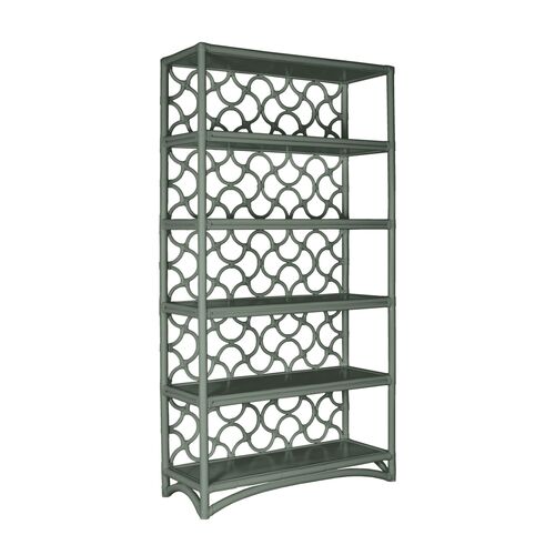Mar Rattan 5-Shelf Étagère Mar Rattan 5-Shelf Étagère
