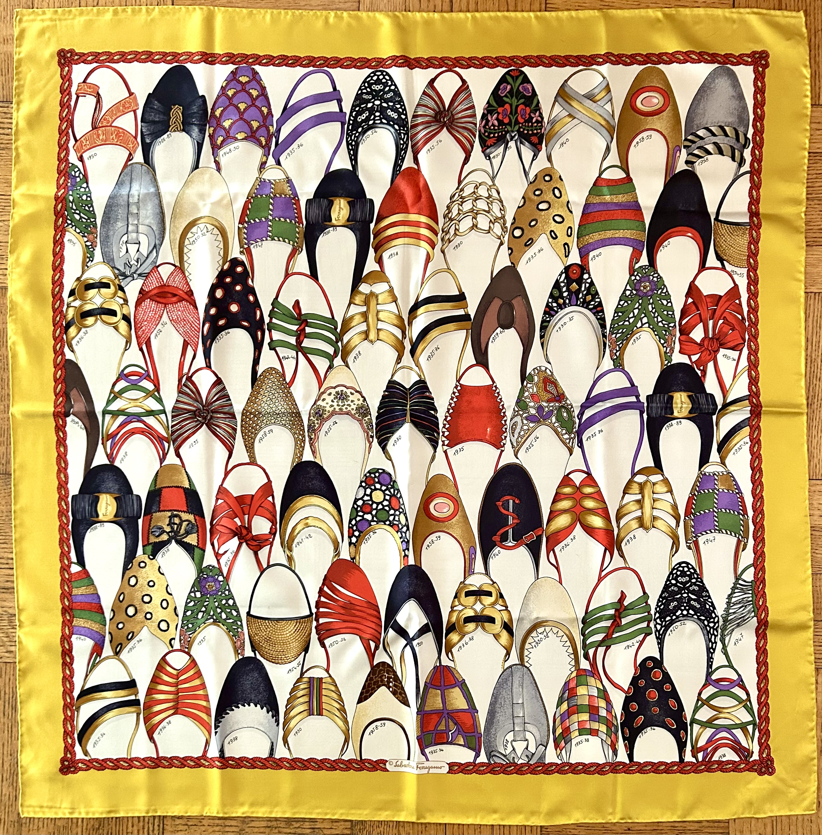 Ferragamo Italian Silk Scarf~P77720861