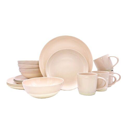 Shell Bisque 16-Piece Place Setting