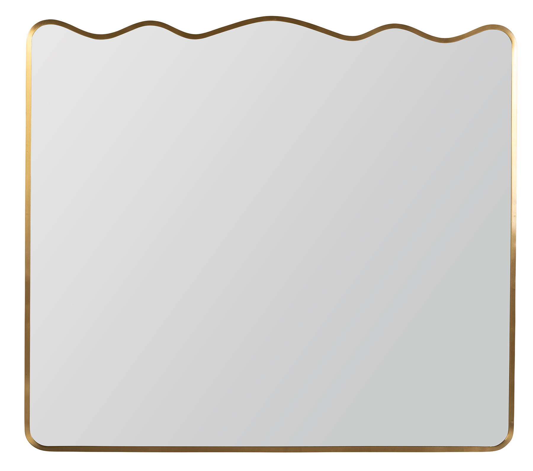 Elmyra Wavy Wall Mirror, Gold