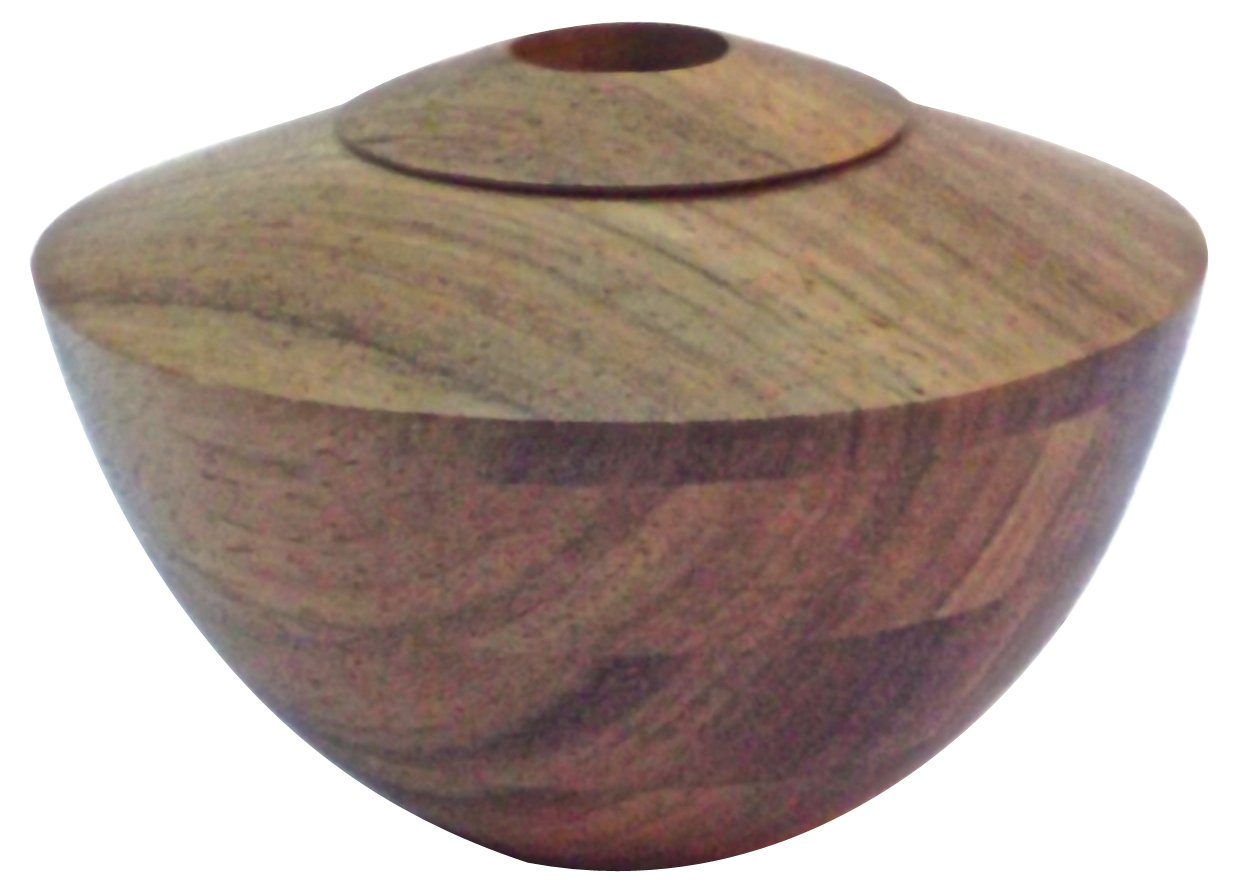 Turned Wood Vessel Vase~P77067554