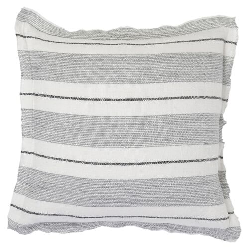Laguna 20x20 Pillow, Gray/Charcoal Linen~P77501746