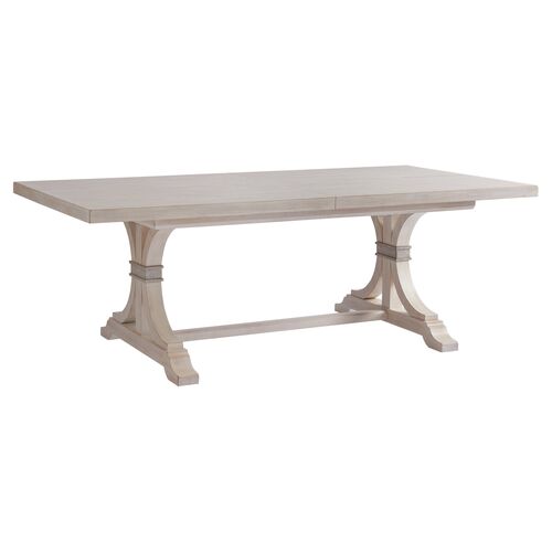 Oceanfront Extension Dining Table, Whitewash~P77472079