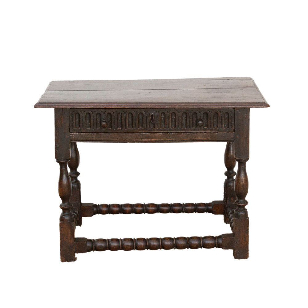 17th Century English Carved Tavern Table~P77738156