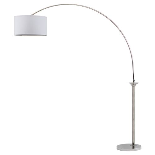 Corona Arc Floor Lamp, Nickel~P46306685