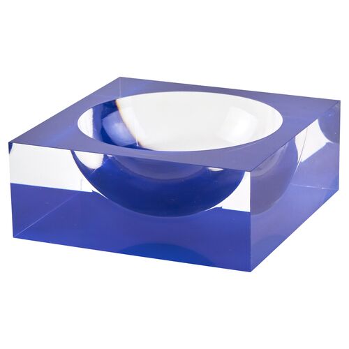 Lucite Bowl, Blue~P77640743