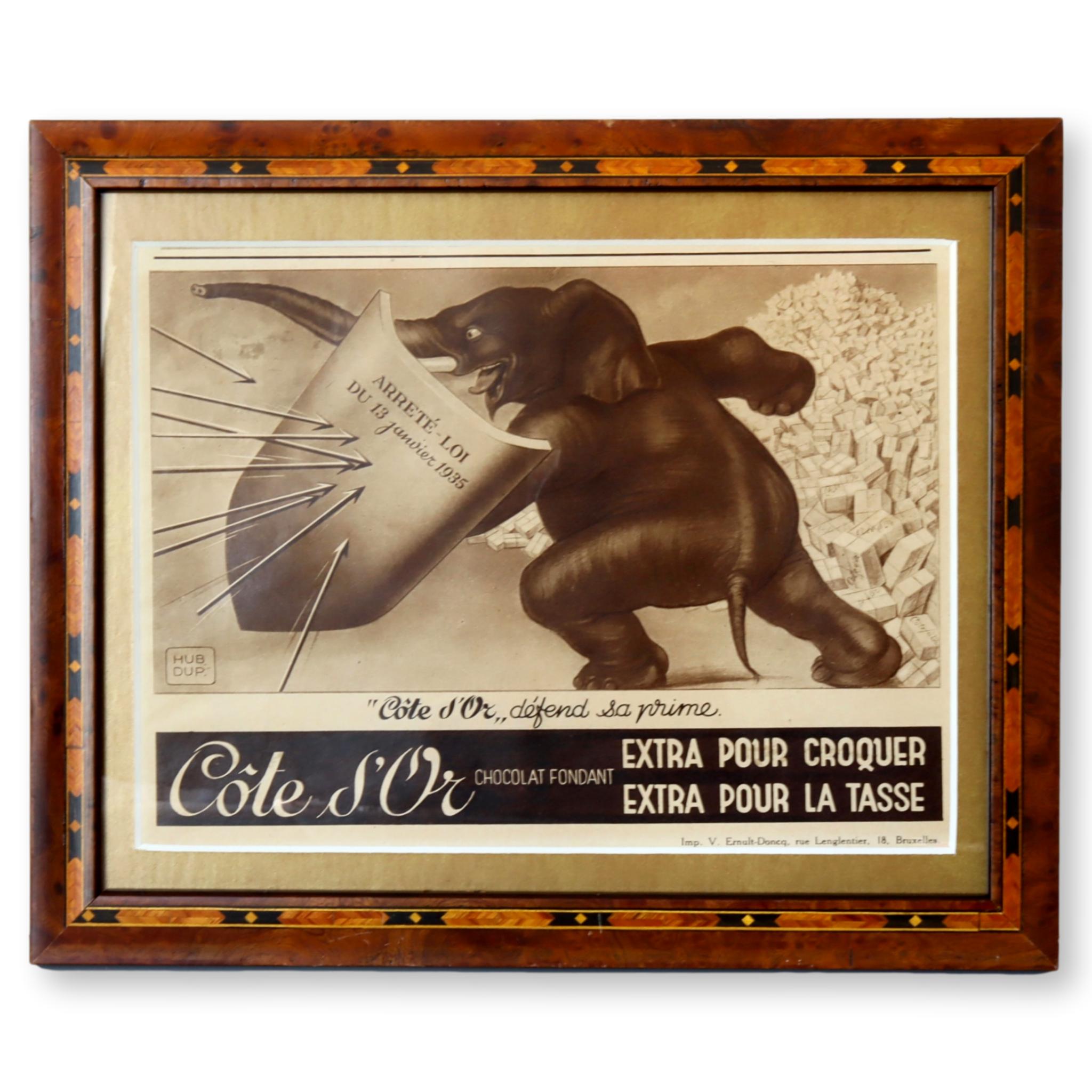 Vintage French Chocolate Advertisement~P77665549