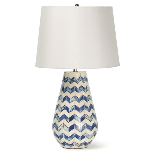 Coastal Living Cassia Table Lamp, Blue~P77578494