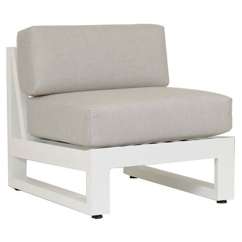 Harlyn Outdoor  Armless Club Chair, Frost~P77567523