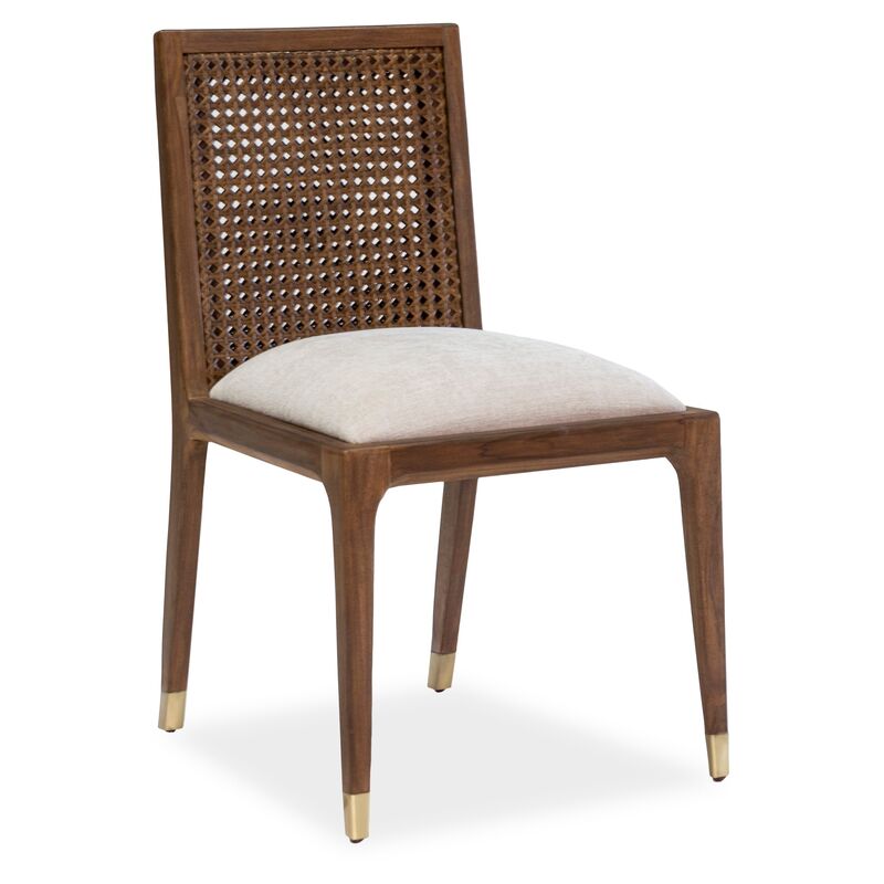 Lido Side Chair, Beige Crypton