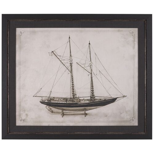 Bluenose Sailing 40" x 48" Framed Print Bluenose Sailing 40" x 48" Framed Print
