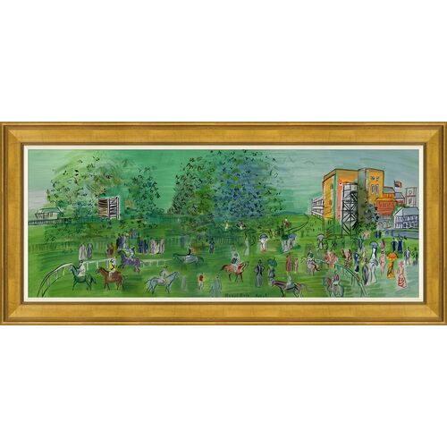 Le Grand Prix a Ascot by Raoul Dufy Painting