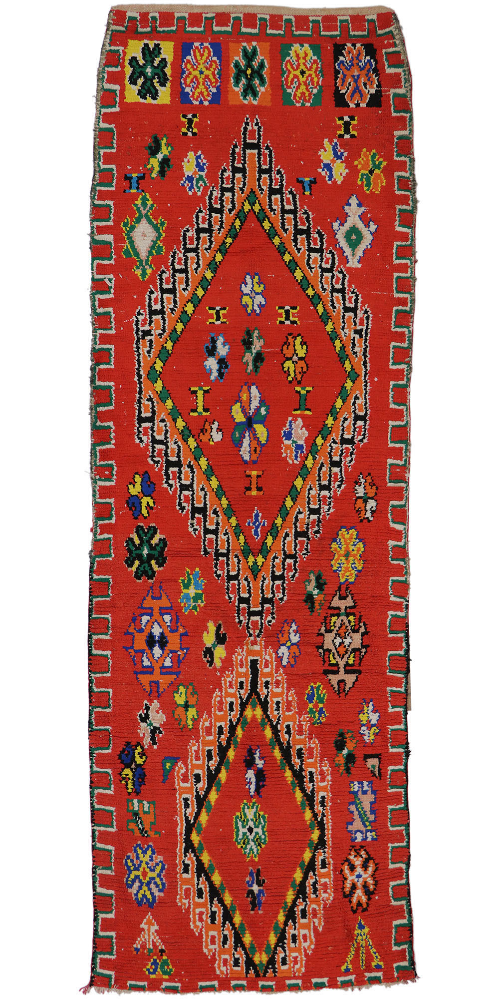 Moroccan Boucherouite Rug, 6'6" x 10'7"~P77655849