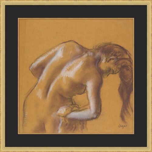 The Met, Bather Drying Herself, 34" x 34"