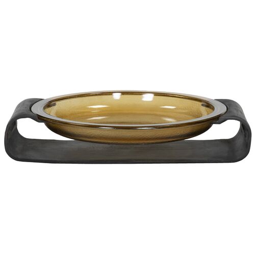 Karla Cast Glass Bowl Karla Cast Glass Bowl