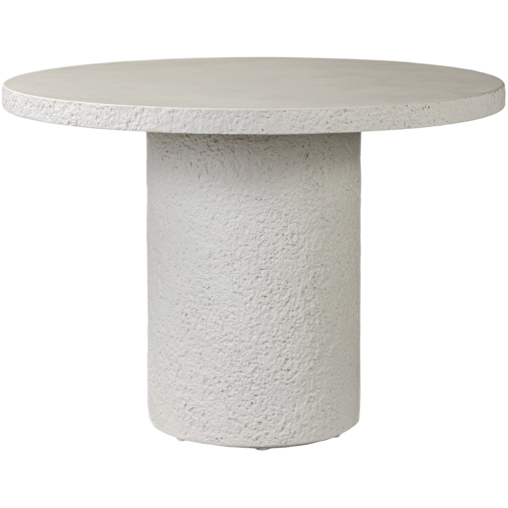 Brookstead Outdoor Round Dining Table, Matte Stone