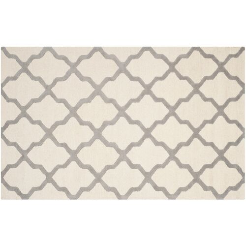 Mulberry Rug, Ivory/Silver~P76484144