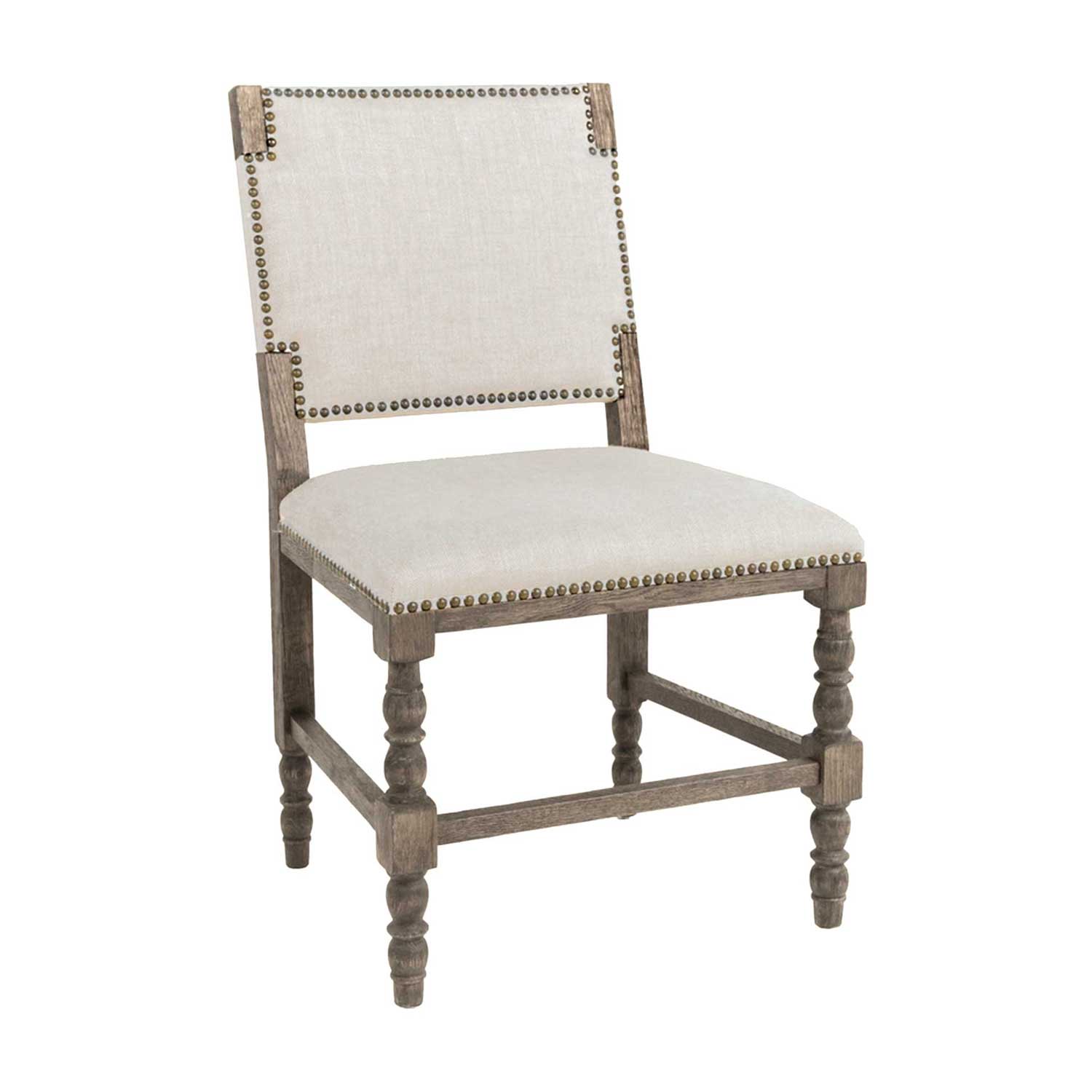 Tyson Sunbrella Linen Dining Chair, Dove