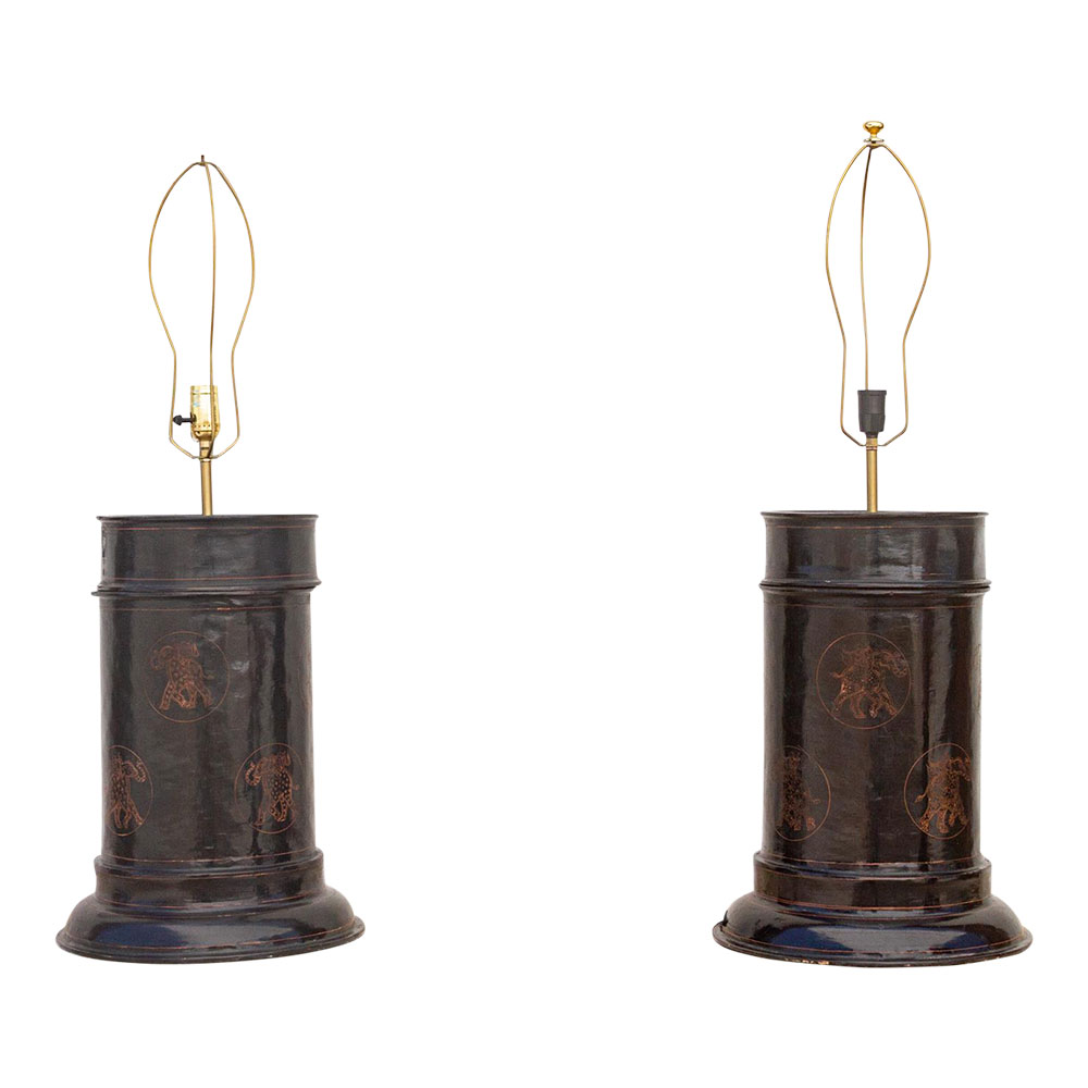 Pair of Burmese Container Table Lamps~P77659335