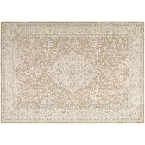 Keating Woven Rug, Tan/Cream Keating Woven Rug, Tan/Cream