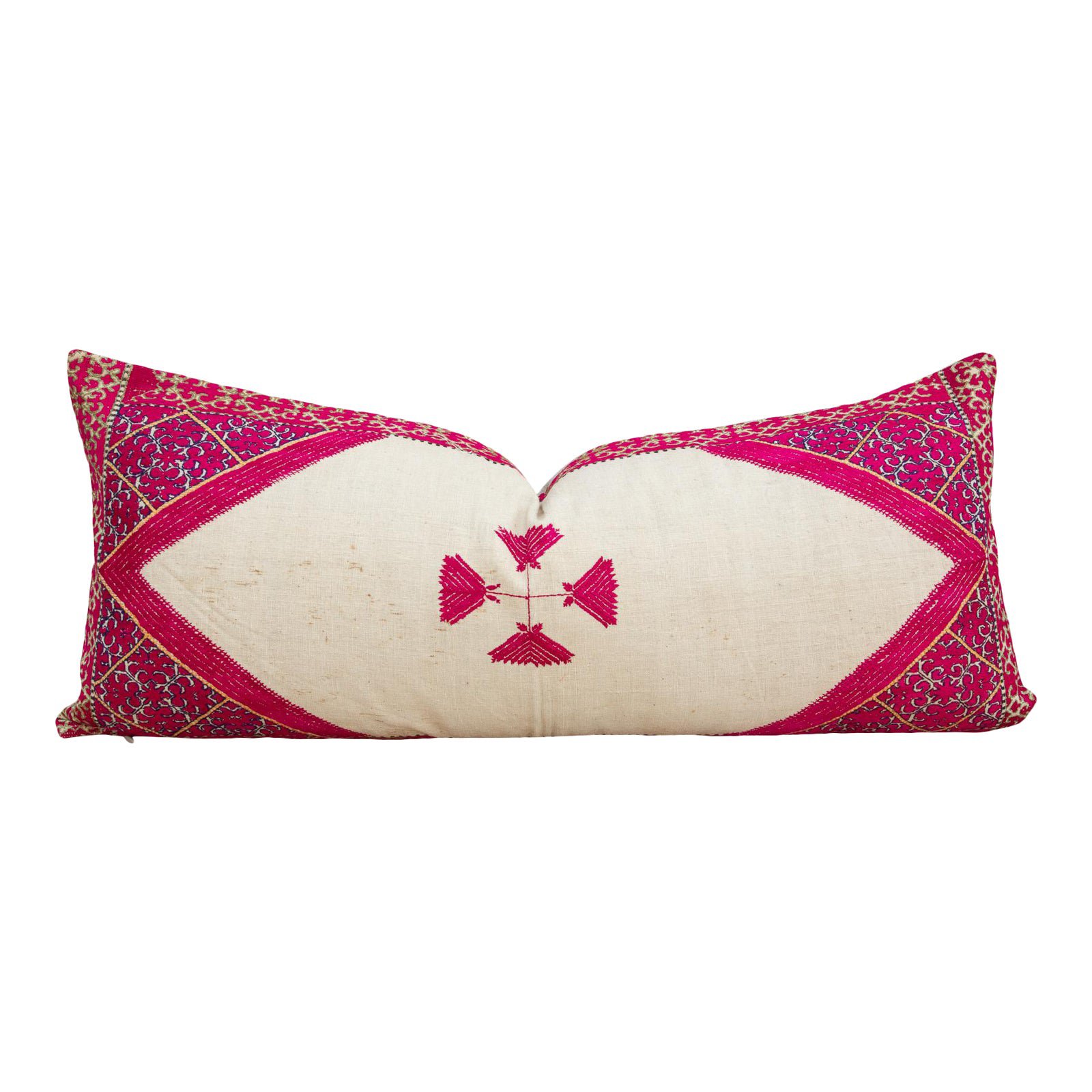 Antique Ekisha Sindh Silk Pillow~P77616237