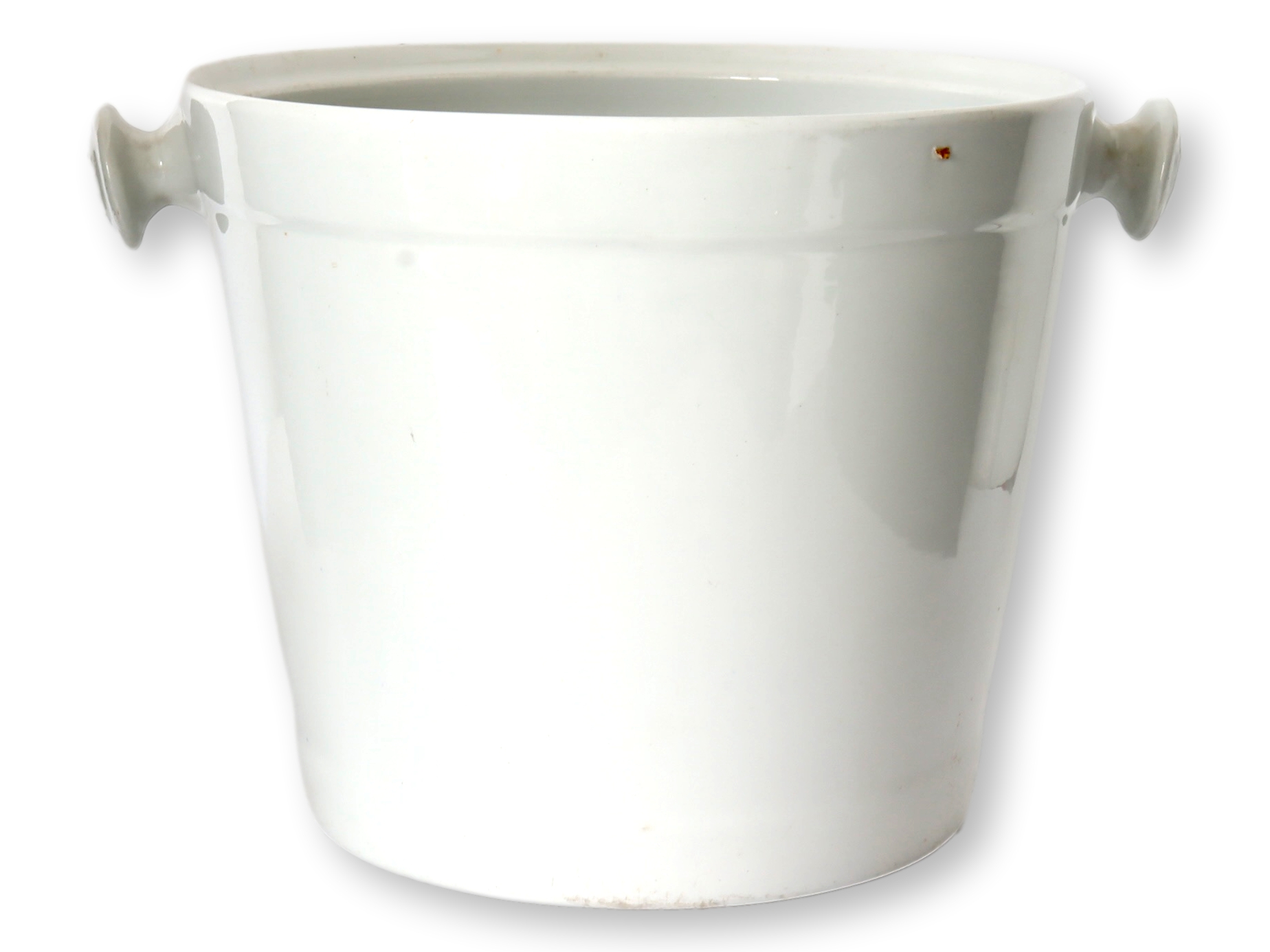 Large White Ironstone Bottle Cooler~P77697568