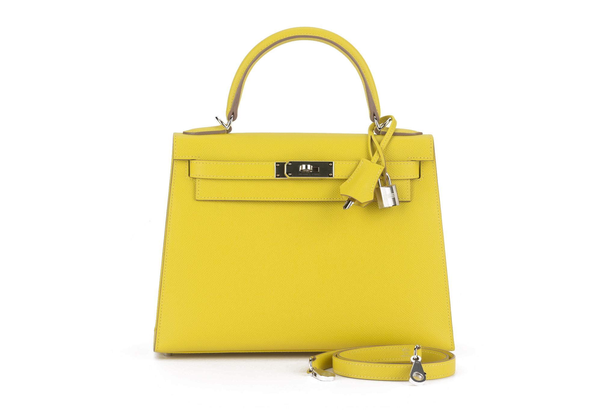 Hermès New Kelly 28 Sellier Epsom Lime~P77715502