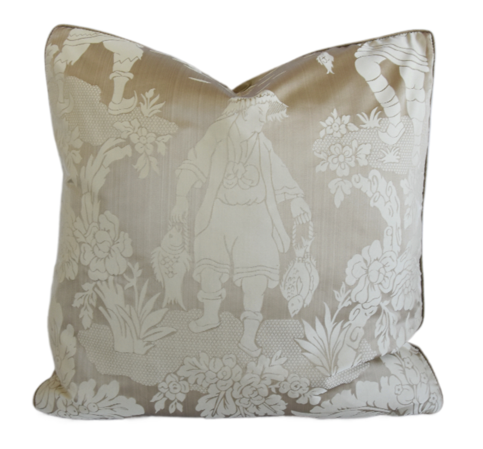 Scalamandre Silk Chinoiserie Pillow~P77729982