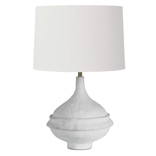 Riviera Table Lamp, Matte White~P77345209
