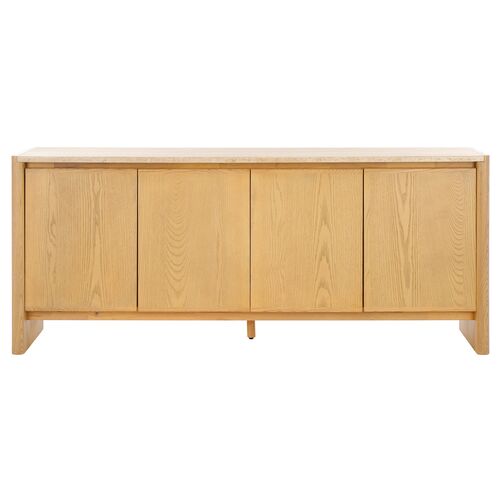 Bria Sideboard, Natural/Travertine