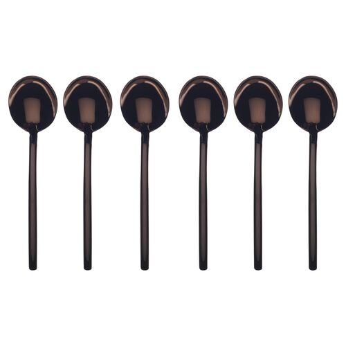 S/6 Due Coffee Spoons, Bronze~P77428319